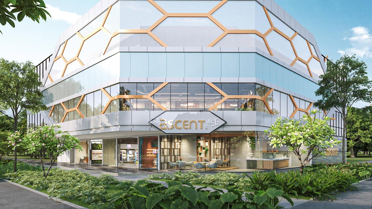 Shoppes @ Ascent 456 business property project in Singapore