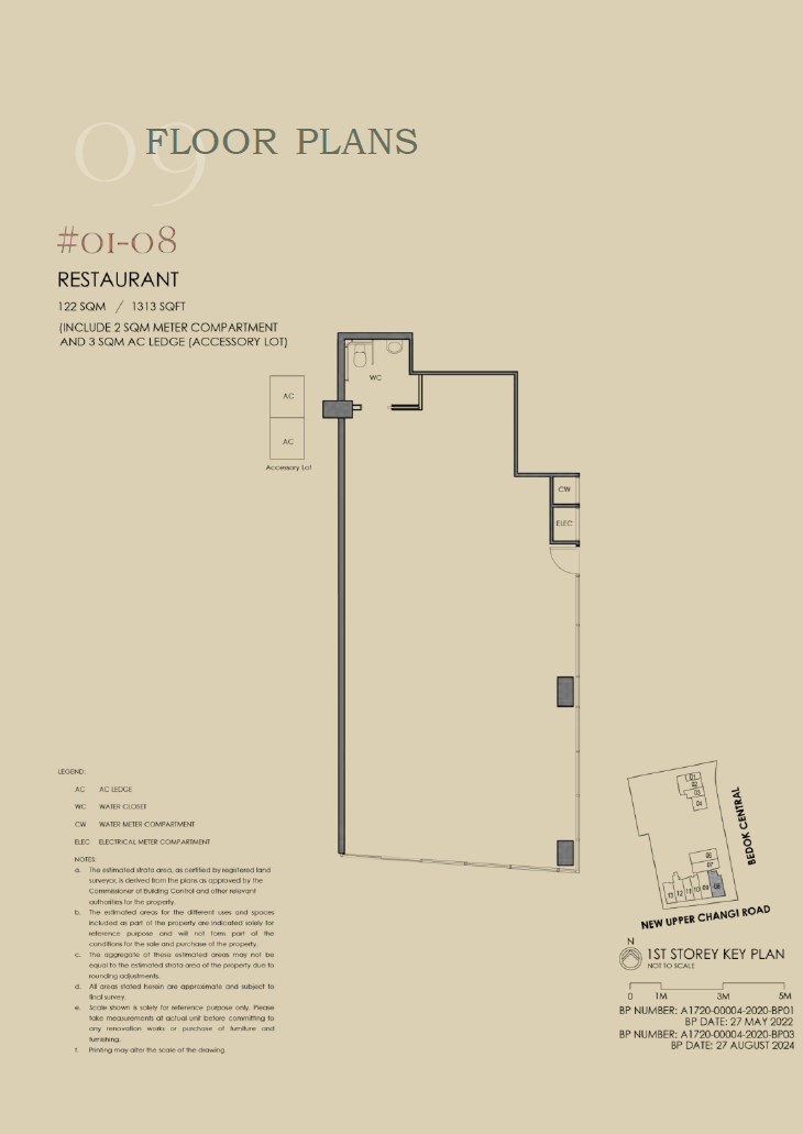 Shoppes @ Sky Eden RESTAURANT 0108 floor plan