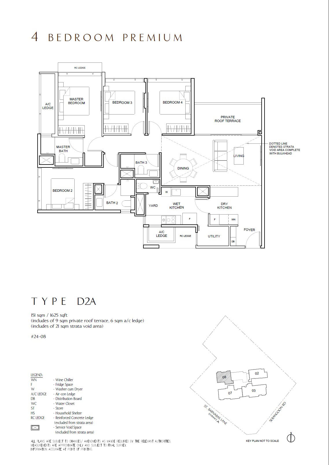 The Arcady at Boon Keng 4 Bedroom Premium D2A floor plan
