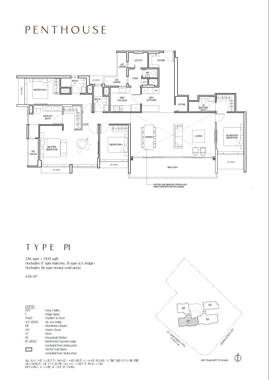 The Arcady at Boon Keng PentHouse P1 floor plan