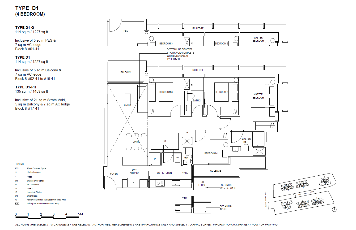 The Continuum 4 BEDROOM D1 floor plan