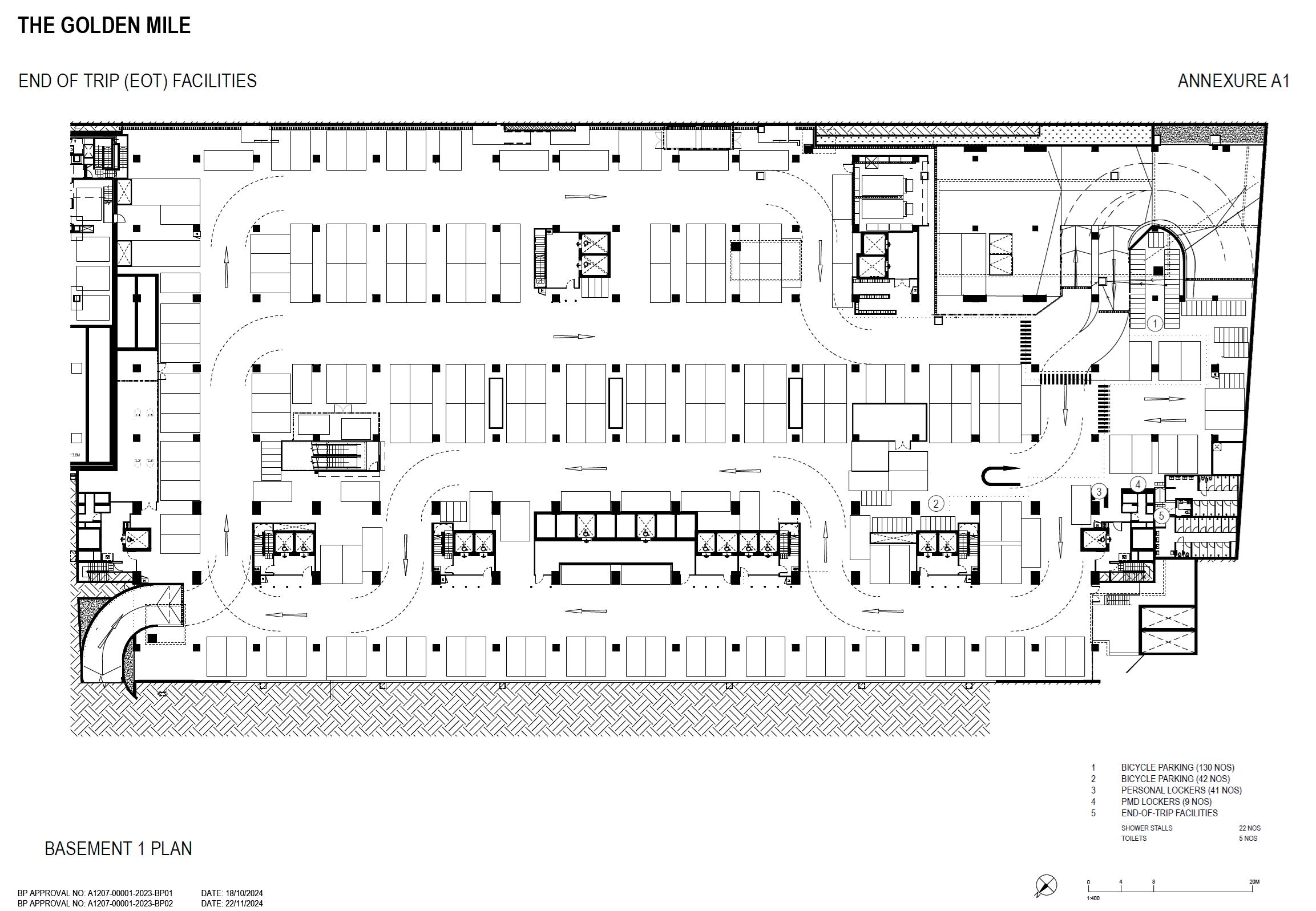 The Golden Mile Car Park Basement 1 floor plan