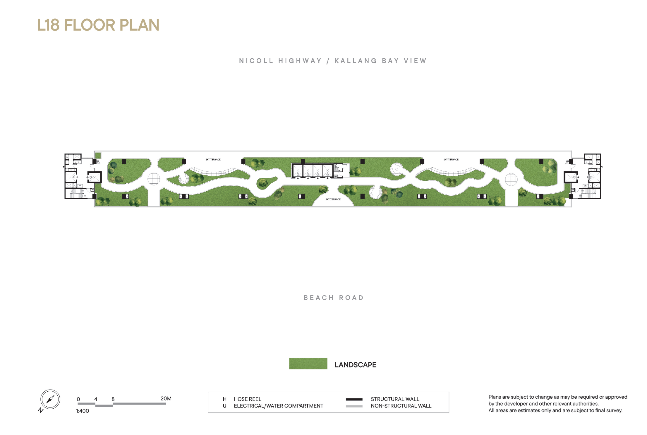 The Golden Mile Sky Garden 18th Storey Plan floor plan