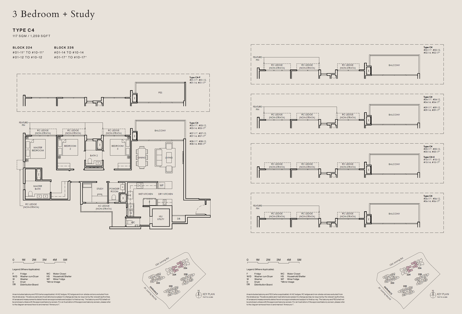 The Sen 3 Bedroom C4-U floor plan