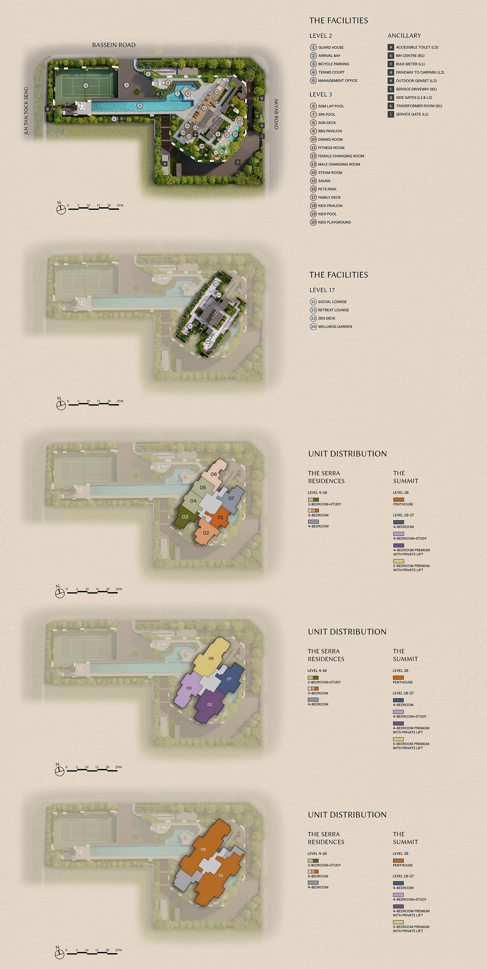 The Serra Residences site plan
