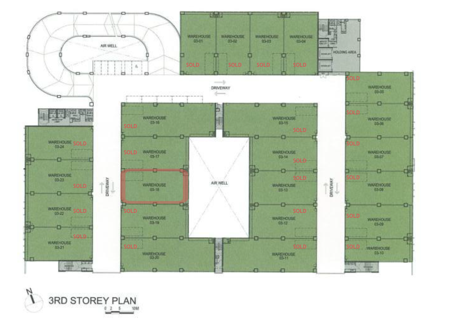 The Westcom Factory 3rd Storey floor plan