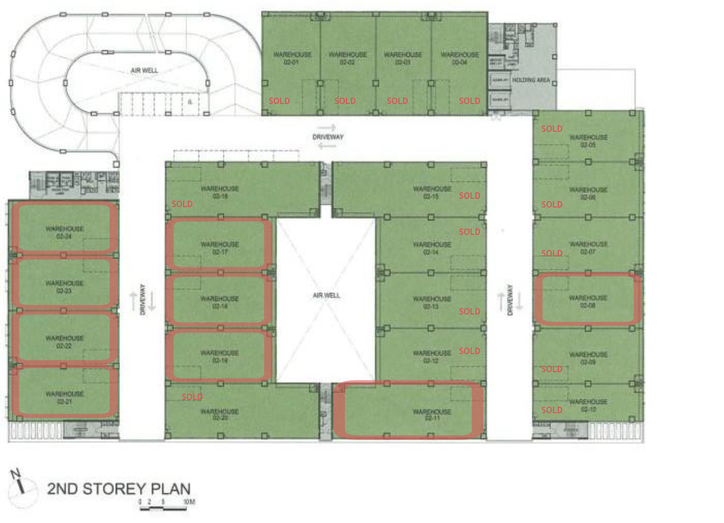 The Westcom Factory 2nd Storey floor plan