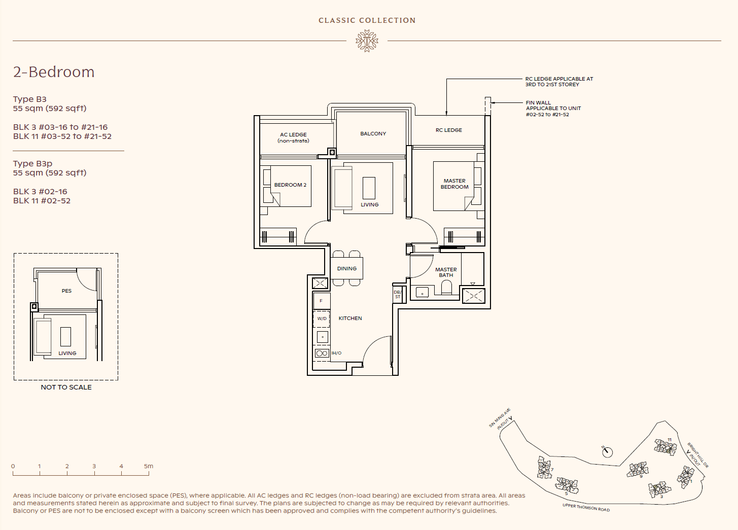 Thomson Reserve 2 Bedroom B3 floor plan