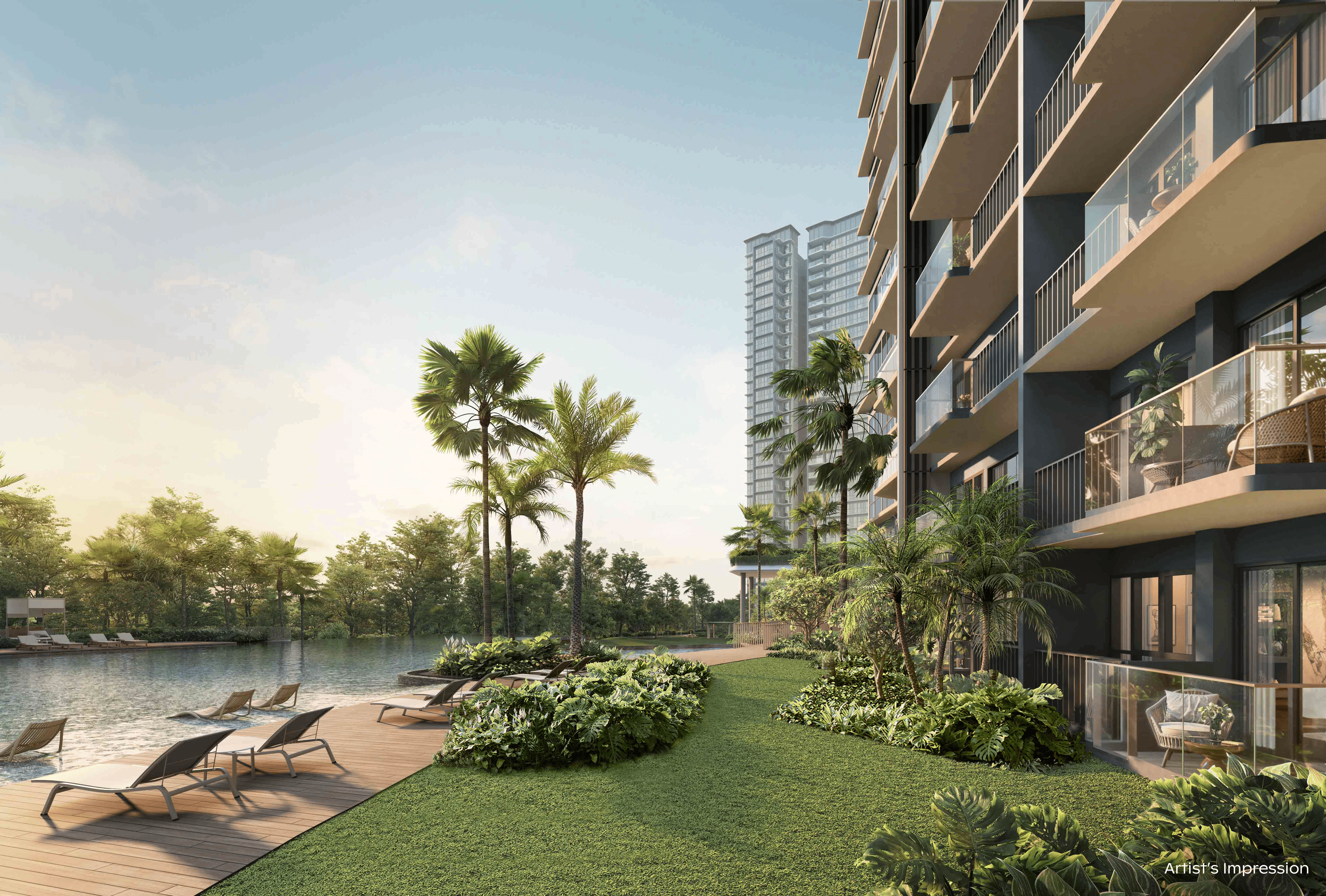 Thomson Reserve - View Out from PES