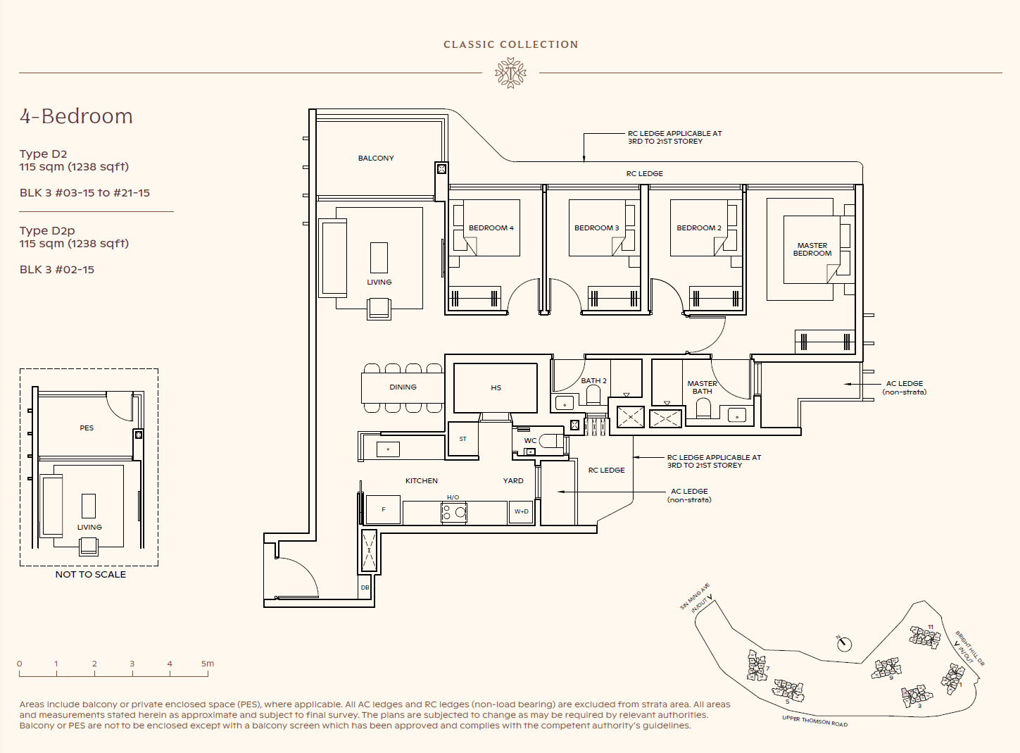 Thomson Reserve 4 Bedroom D2p floor plan