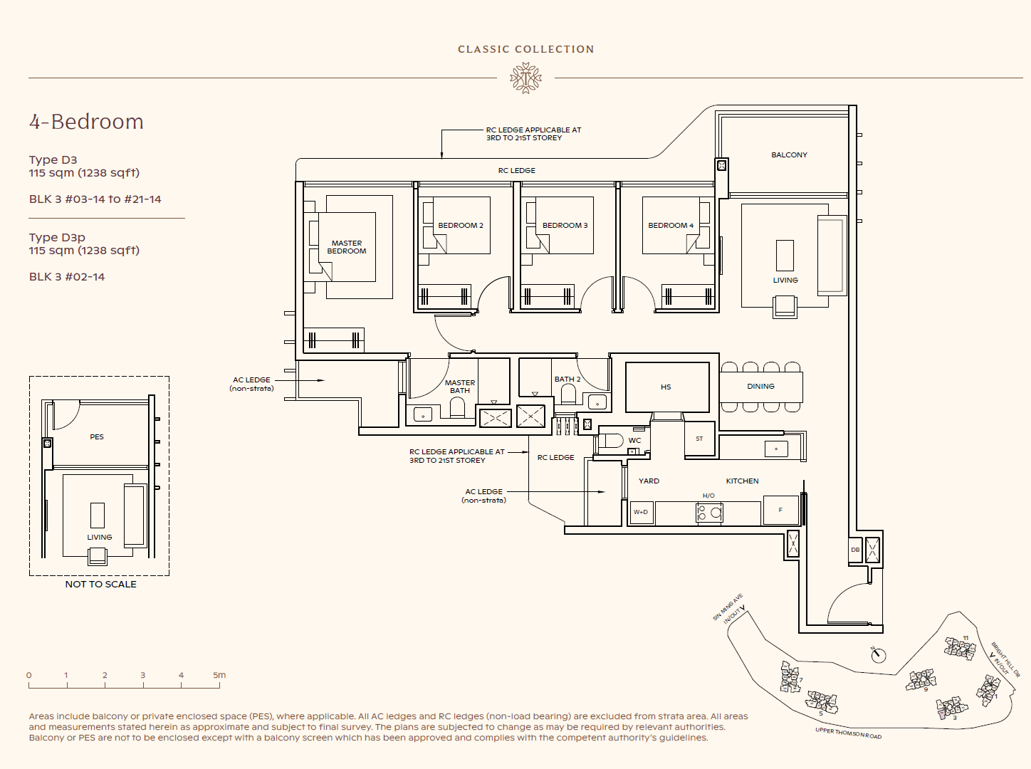 Thomson Reserve 4 Bedroom D3p floor plan