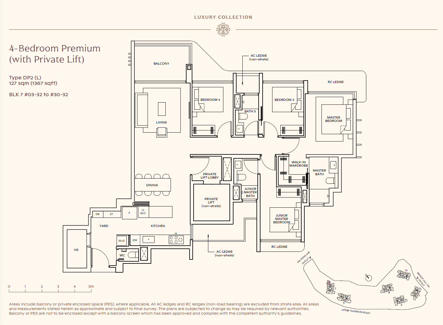 Thomson Reserve 4 Bedroom Premium (PL) DP2(L) floor plan