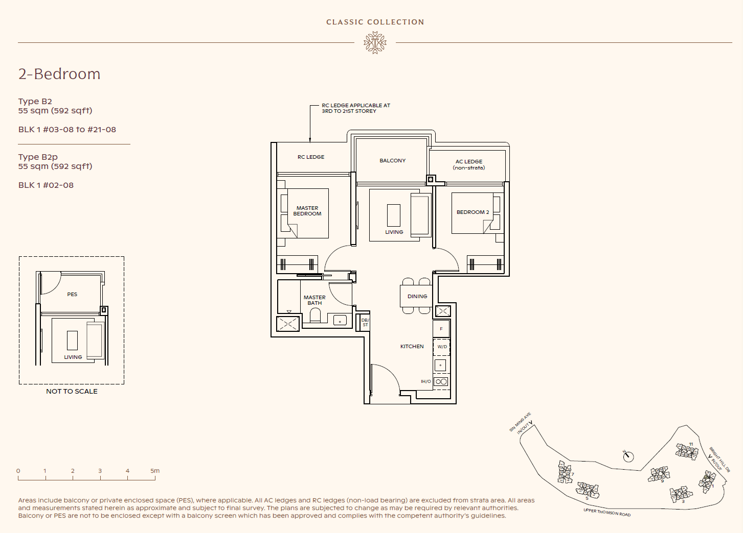 Thomson Reserve 2 Bedroom B2 floor plan