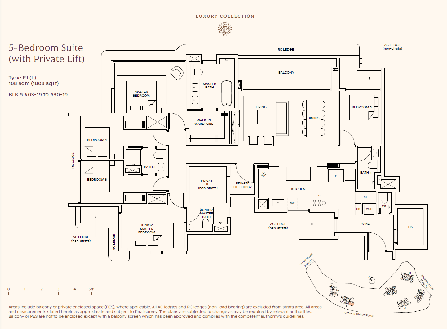 Thomson Reserve 5 Bedroom Suite (PL) E1(L) floor plan
