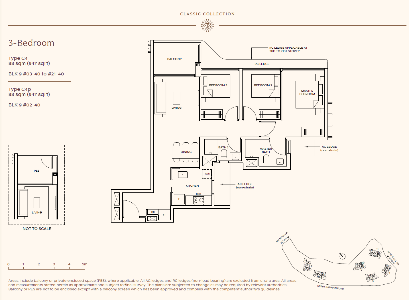 Thomson Reserve 3 Bedroom C4p floor plan