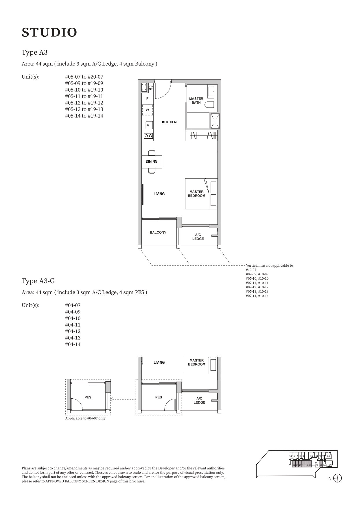 TMW Maxwell Studio A3 floor plan
