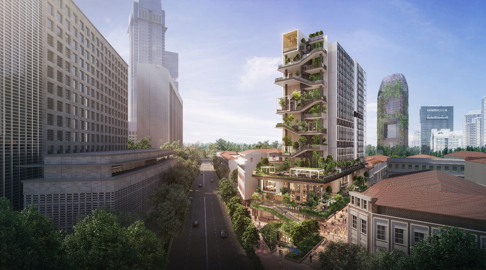 TMW Maxwell business property project in Singapore