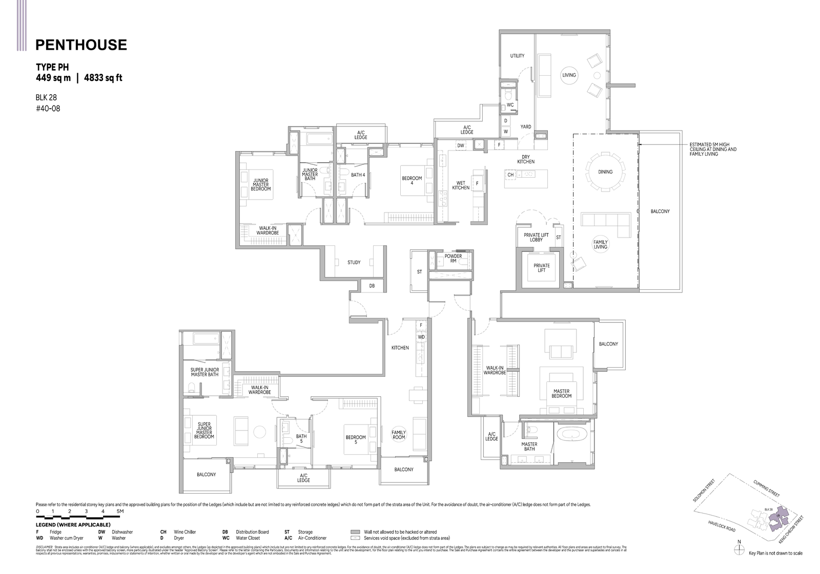 Union Square Residences floor plan PH — Penthouse